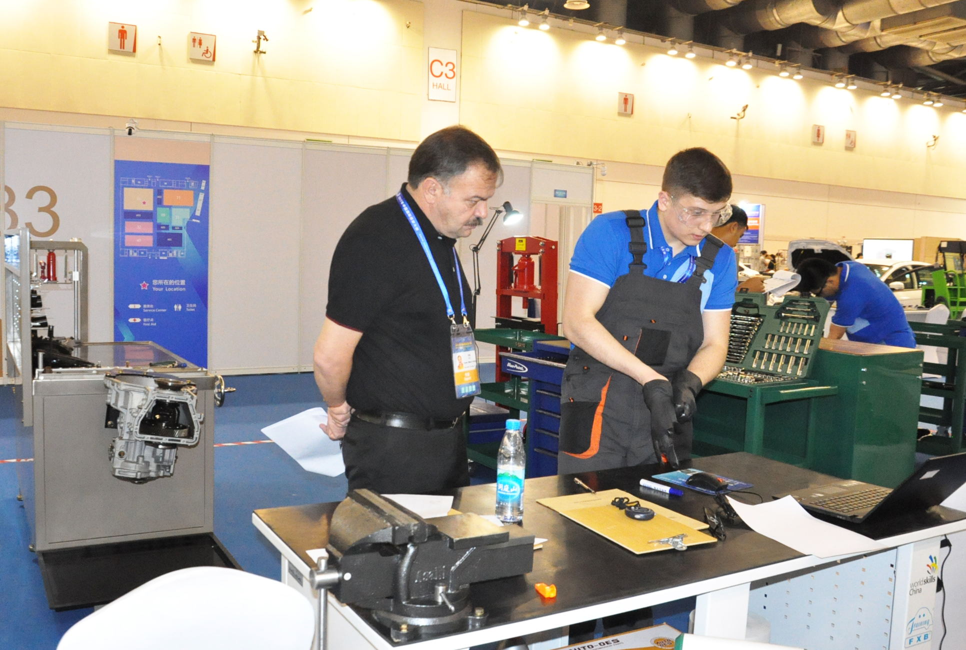  2017年中国国际技能大赛- 比赛现场1 